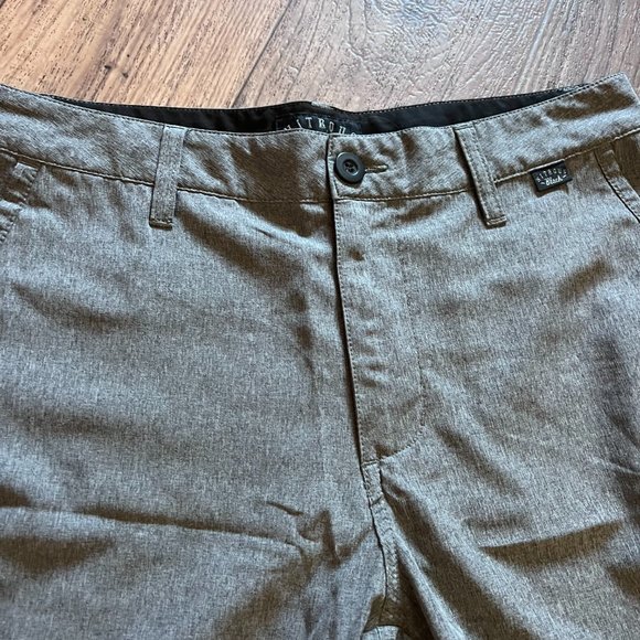 Gray Hybrid Surf Board Shorts Swim Trunks - Picture 11 of 11